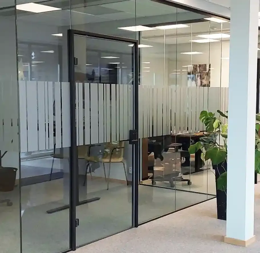 Fönsterdekor frostad dekor frostat insynsskydd kontor